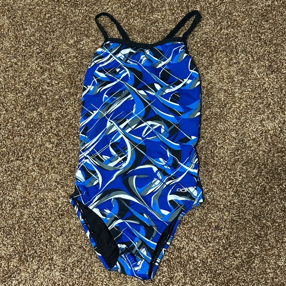 Dolfin One Piece Training Swimsuit size 8